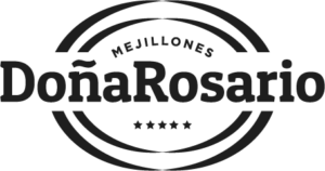 Logo Mejillones Doña Rosario negro